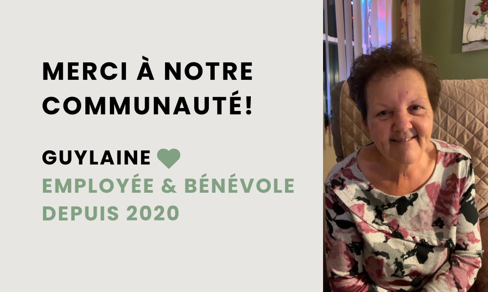 Portrait de notre communauté – Guylaine