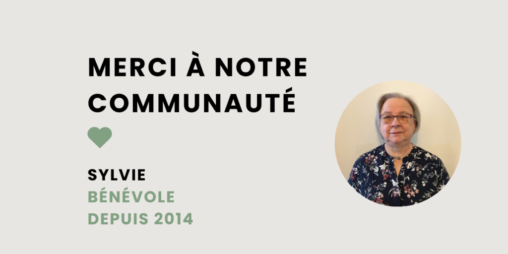 Portrait de notre communauté – Sylvie