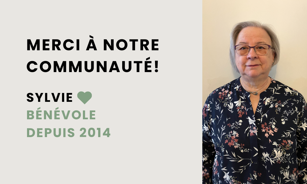 Portrait de notre communauté – Sylvie
