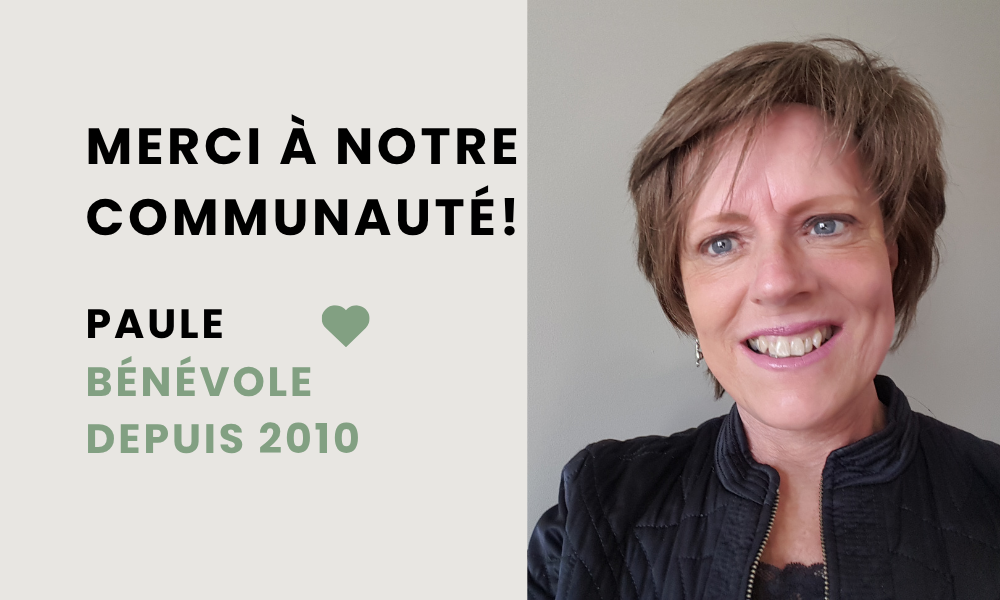Portrait de notre communauté – Paule