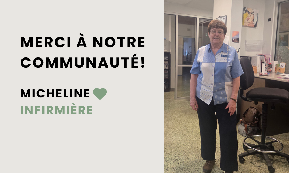 Portrait de notre communauté – Micheline