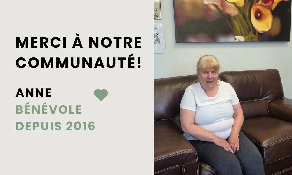 Portrait de notre communauté – Anne